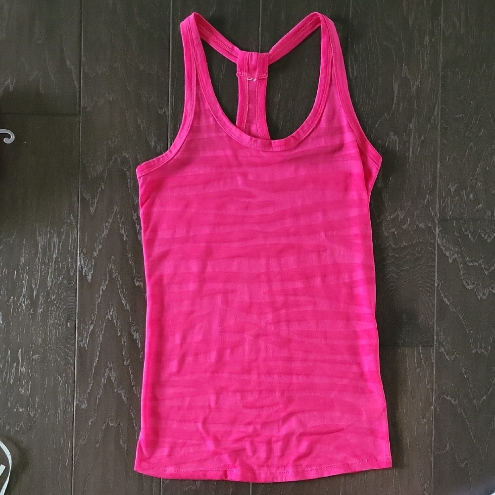 Pink Racerback Tank Top